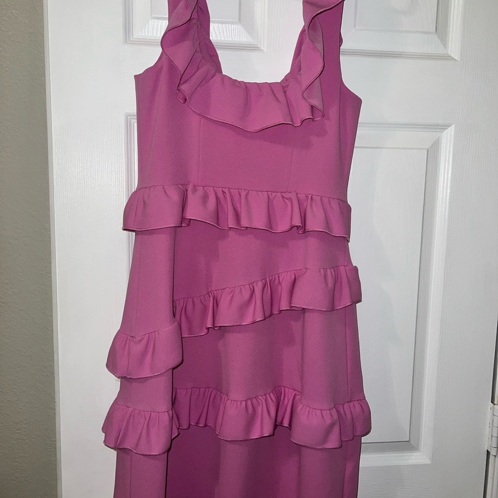 Show Me Your MuMu Vibrant Pink High Low Dress - Picture 7 of 7